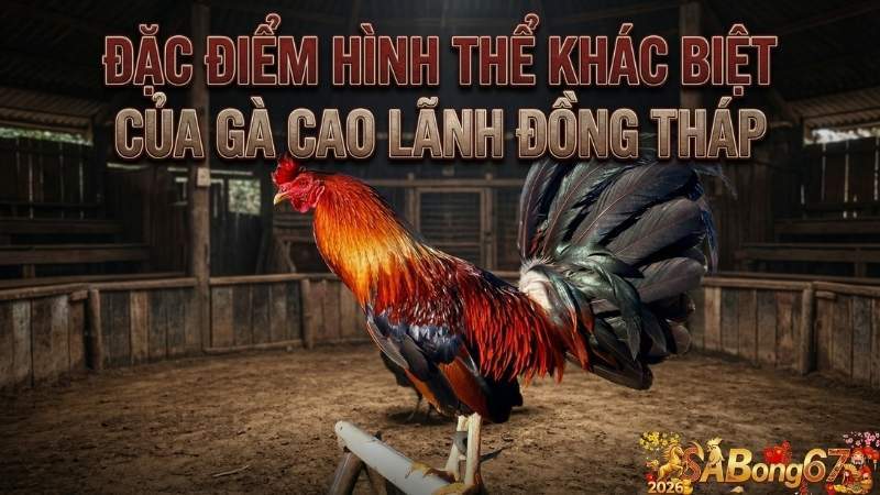 Đặc Điểm Hình Thể Khác Biệt Của Gà Cao Lãnh Đồng Tháp