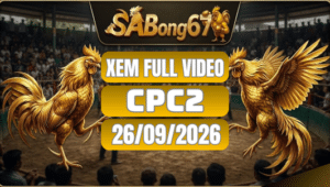 Xem Full Video Đá Gà CPC2 Ngày 26/09/2026 Trên SABONG67